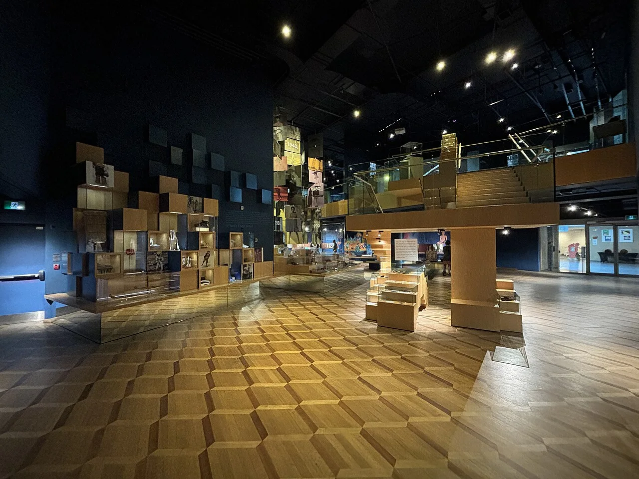 All About Shoes gallery displays at the Bata Shoe Museum.