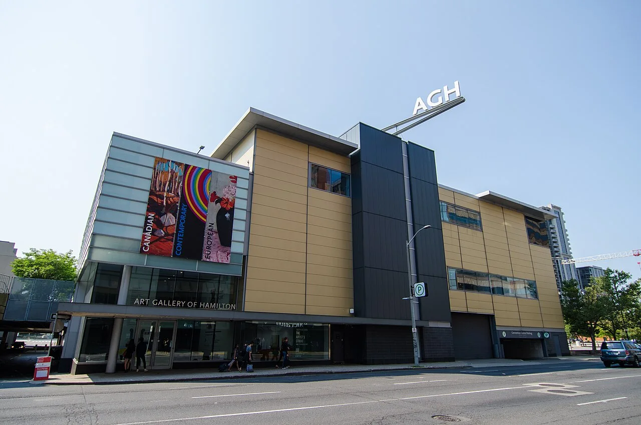 Art Gallery of Hamilton façade on King Street West.