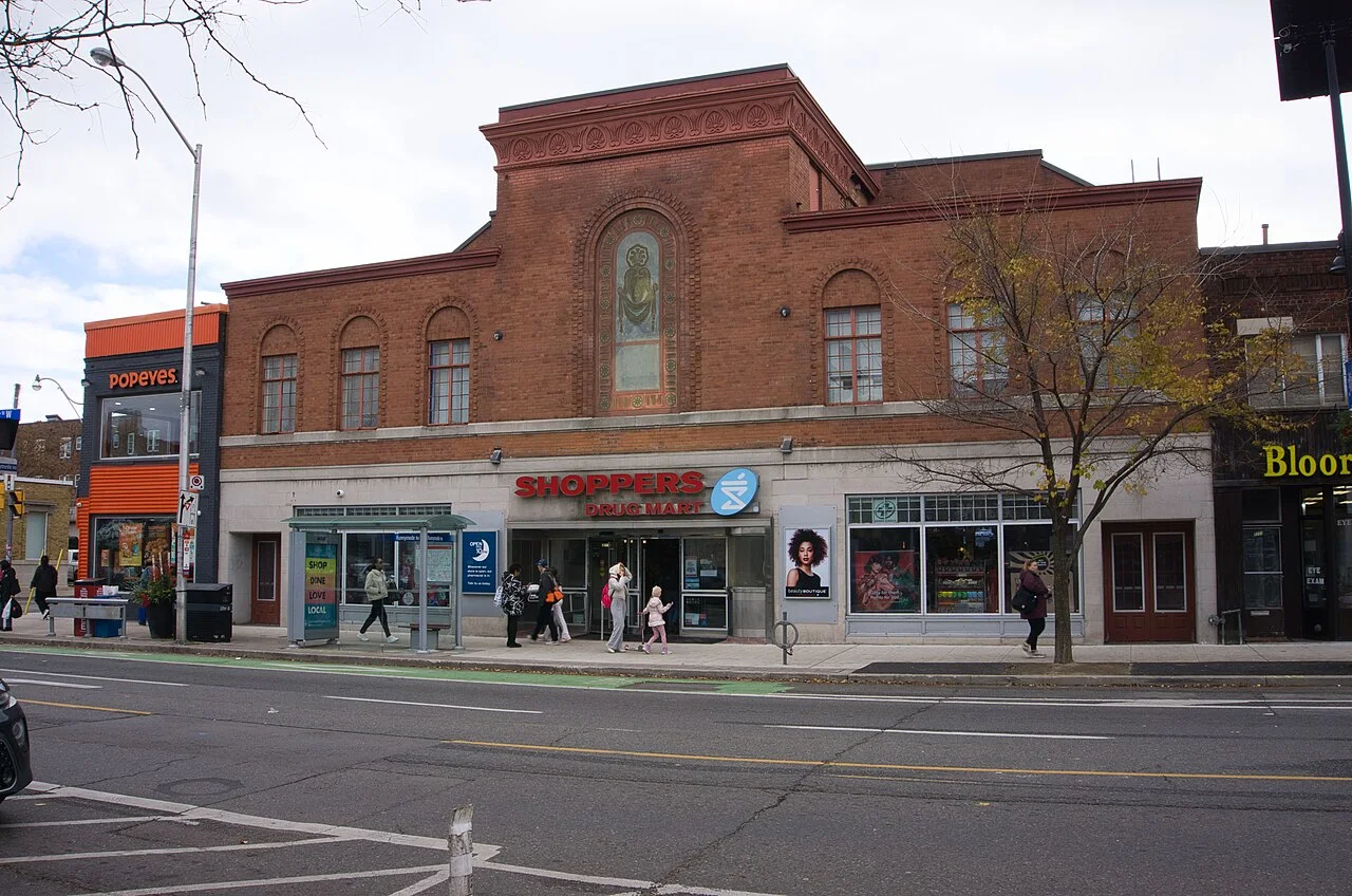 Former Runnymede Theatre building occupied by Shoppers Drug Mart