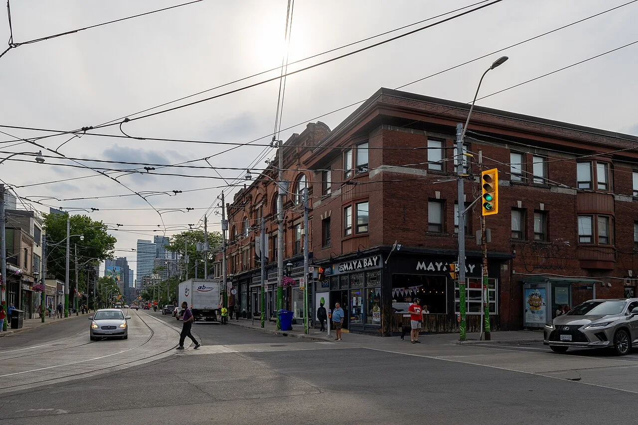 Carlton and Parliament intersection in Toronto’s Cabbagetown