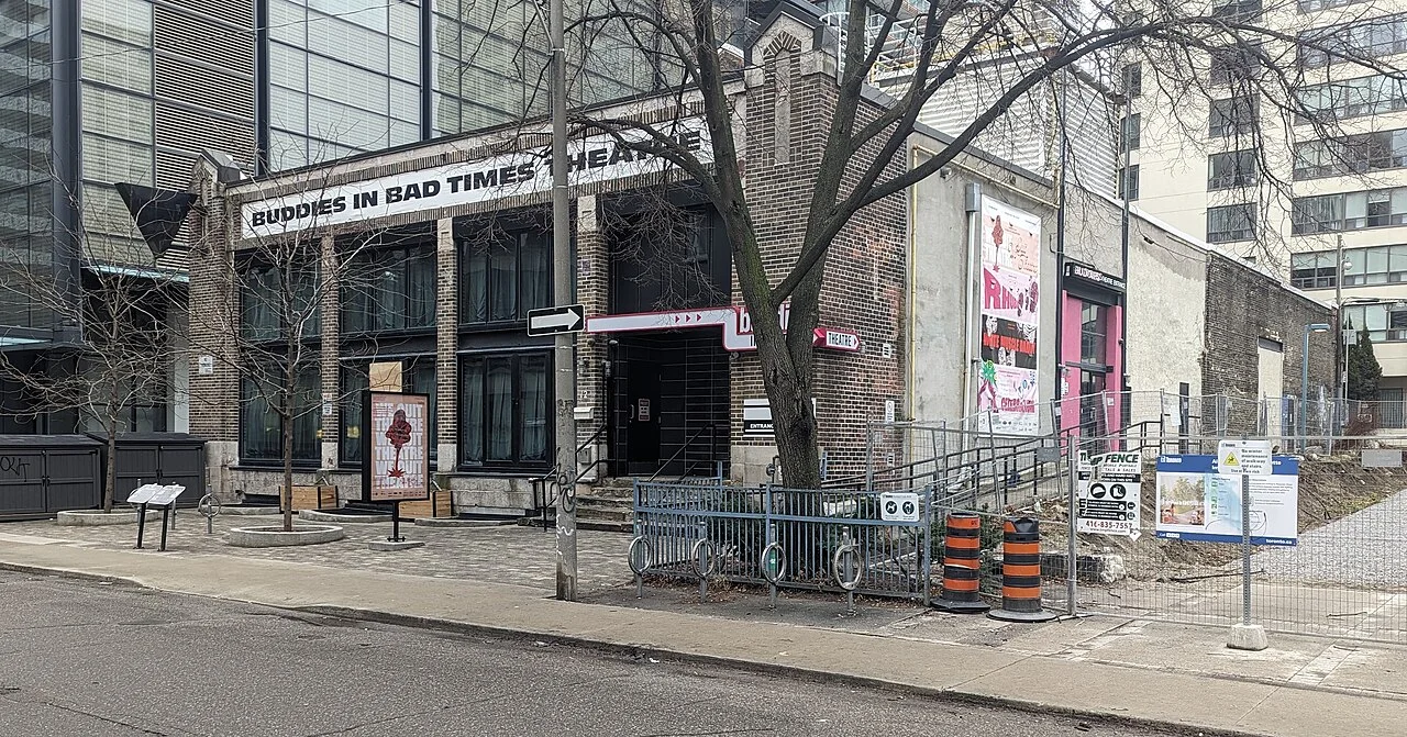 Buddies in Bad Times Theatre exterior with its entrance ramp