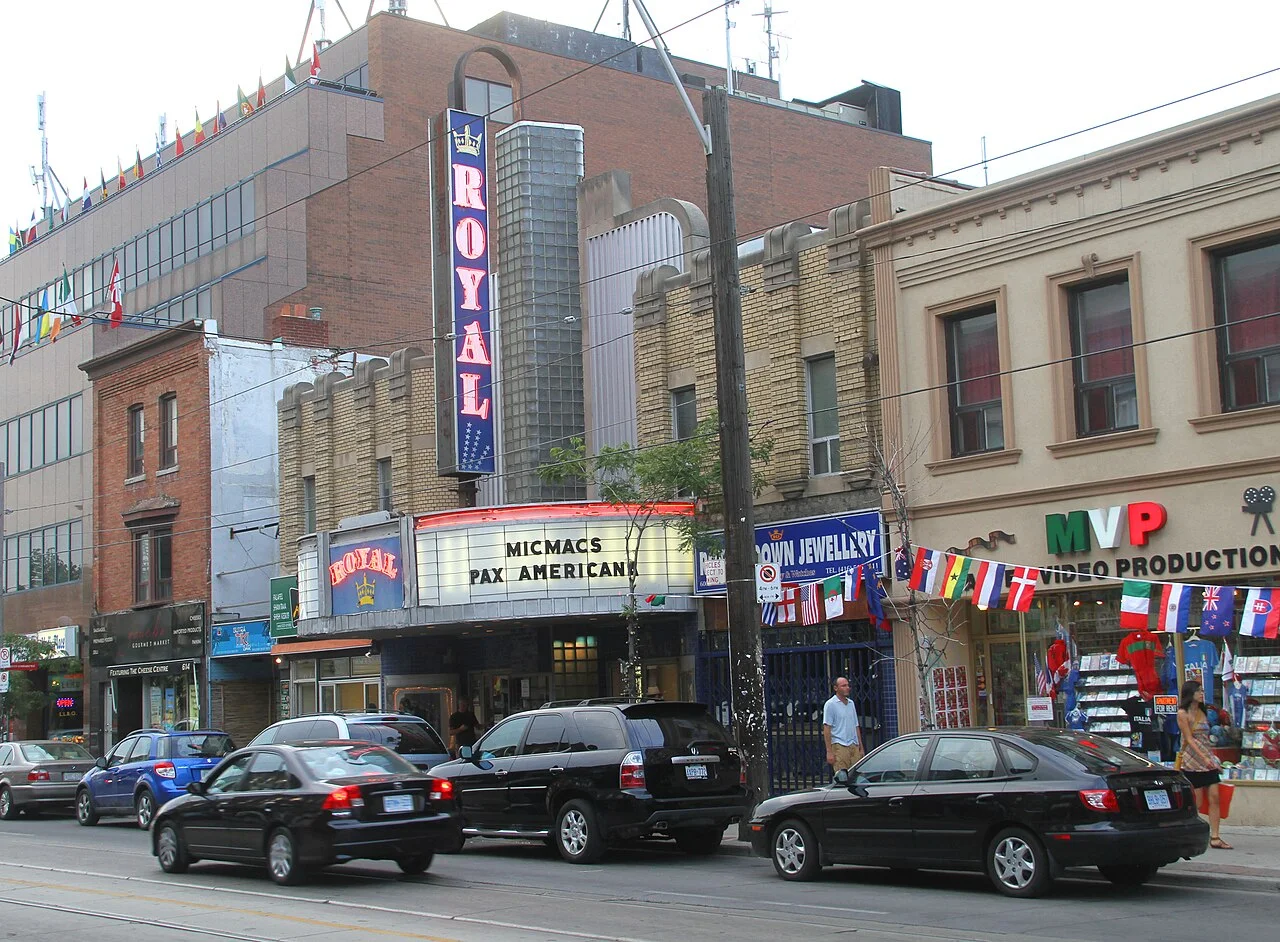 Royal Cinema marquee on College Street in Toronto