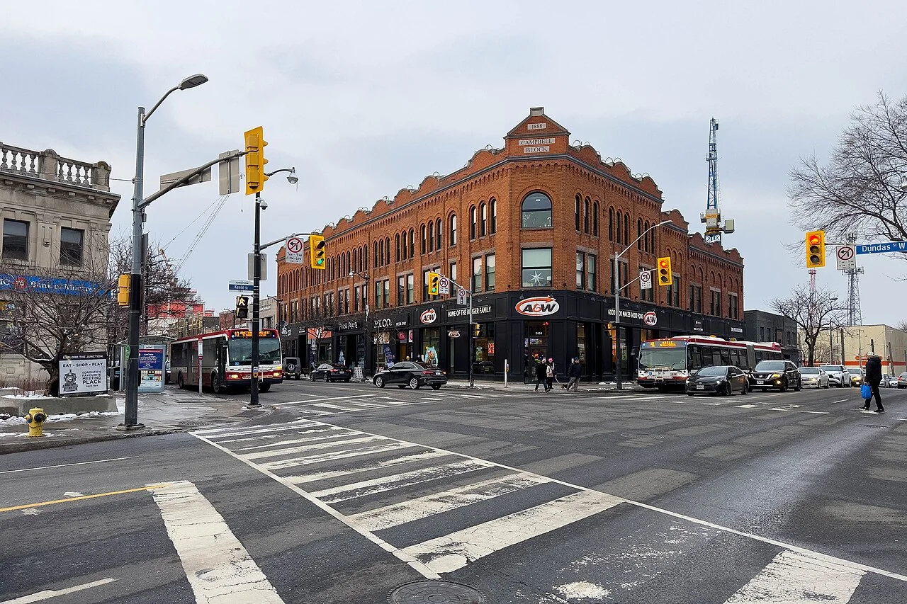 Campbell Block at Dundas and Keele in Toronto’s Junction