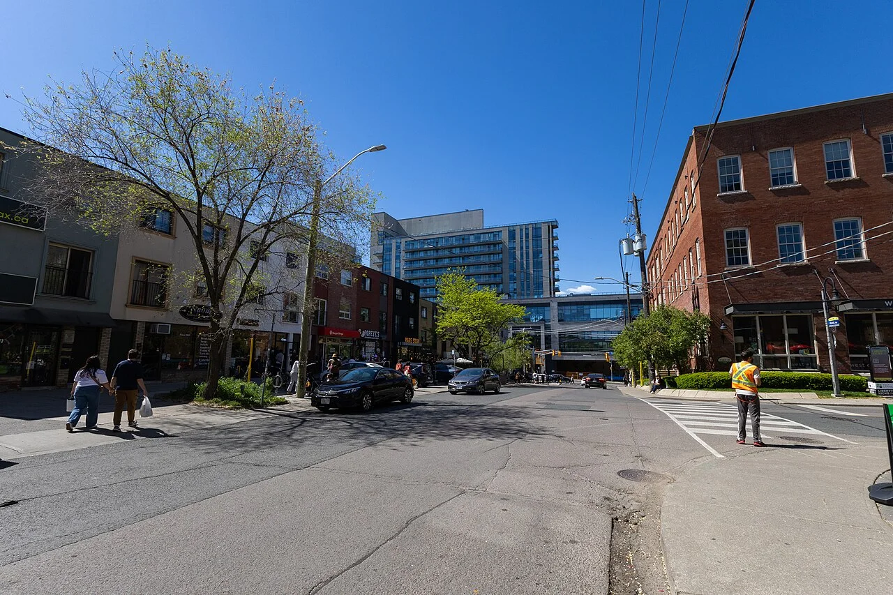 Atlantic Avenue at Snooker Street in Liberty Village