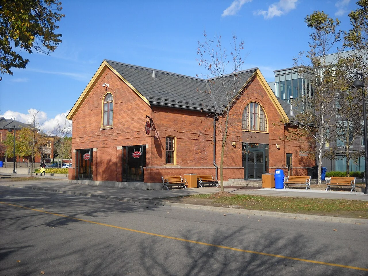 Former Lakeshore Psychiatric Hospital carriage house on the Humber campus