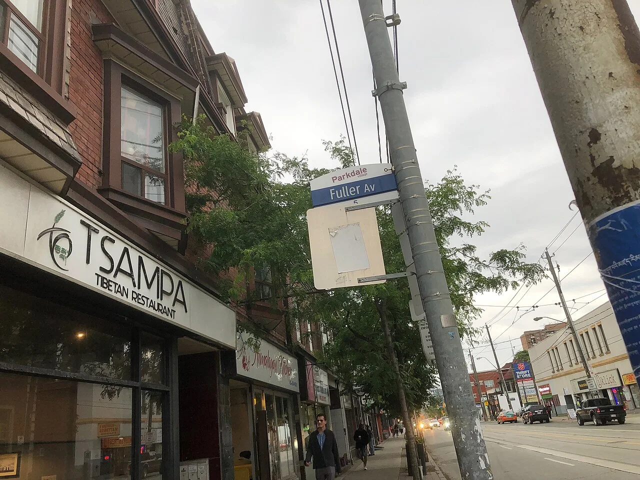 Little Tibet street scene in Toronto’s Parkdale