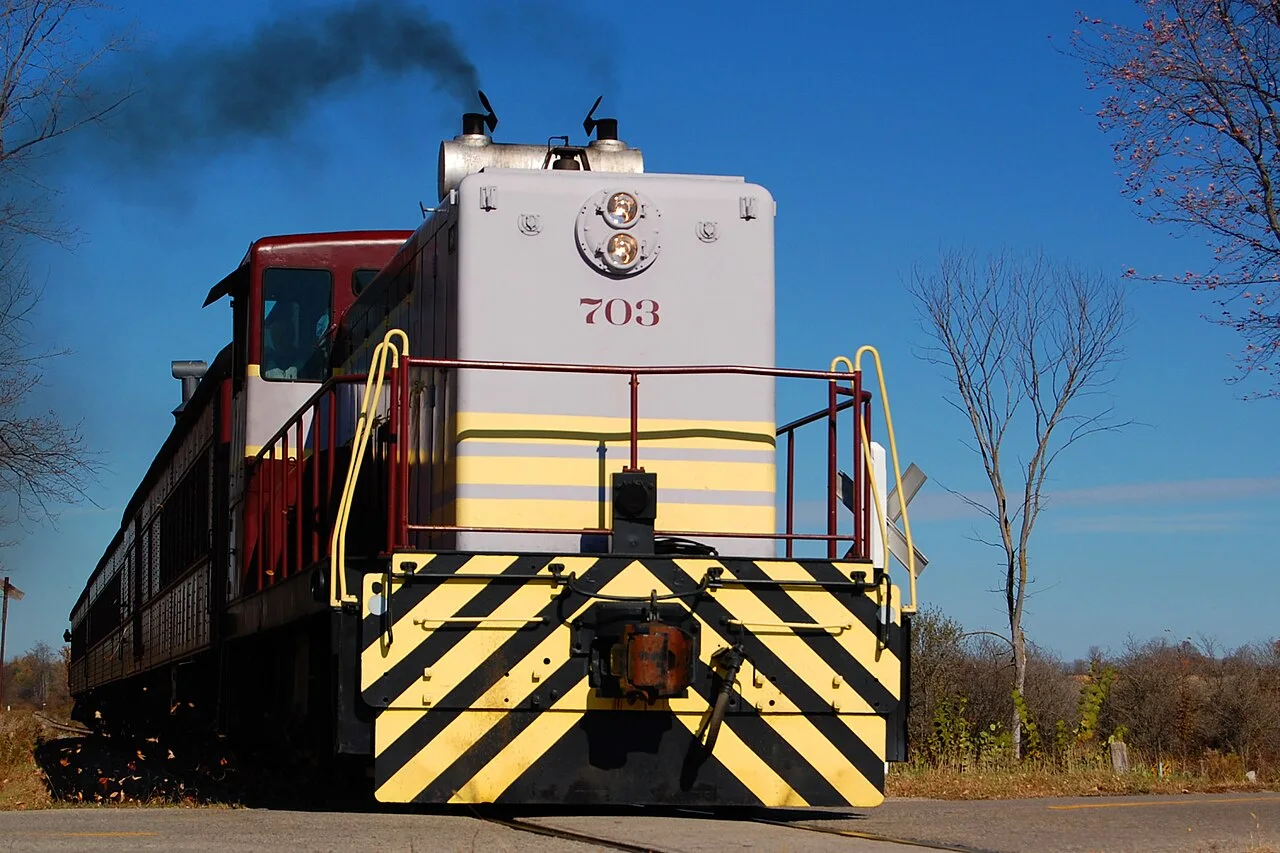 A historic South Simcoe Railway locomotive.